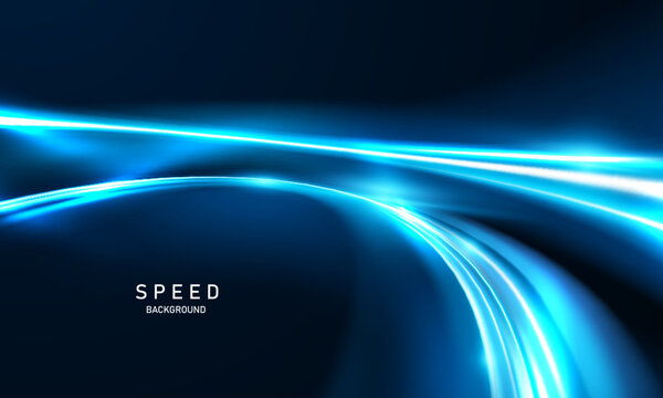 Abstract speed line background poster with dynamic. technology network Vector illustration.