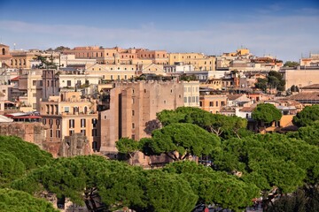 Fototapeta na wymiar Rione Monti in Rome, Italy