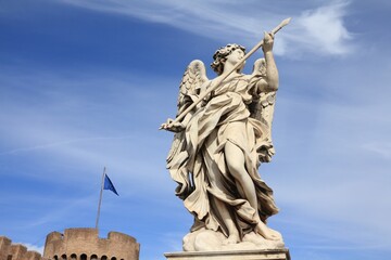 Saint Angel Bridge in Rome - angel statue