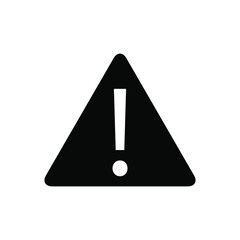 Alarm warning icon vector graphic illustration