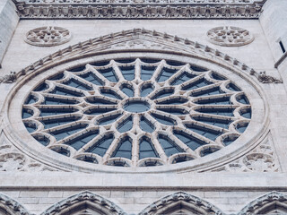 Gothic cathedral of Leon, Castilla Leon, Spain.