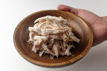 chicken breast on a white background