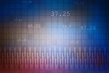 Business Growth graph on technology background, Futuristic raise arrow chart digital transformation abstract technology background. Big data and business growth currency stock and investment economy