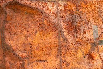 Grunge rusted metal texture, rust and oxidized steel background. Old metal iron panel.