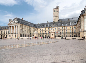 Fototapeta na wymiar Dijon, France. Palace of the Dukes of Burgundy