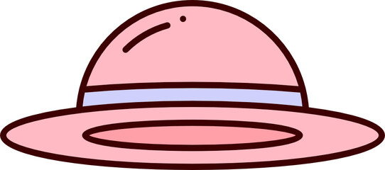 women fashion hat icon