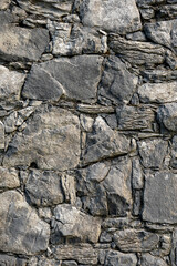 Grey color stone wall texture. Abstract background