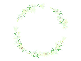 百合のフレーム