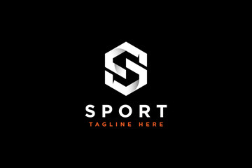 Obraz premium Initial letter S logo design vector illustration. Letter S suitable for business and sport company logos.