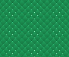 Green luxury background with pearls and rhombuses. Seamless vector illustration. 
