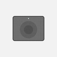 Speaker icon isolated on background. Loud stereo sound symbol modern, simple, vector, icon for website design, mobile app, ui. Vector Illustration
