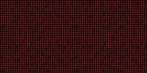 Black luxury background with red  beads. Seamless vector illustration.