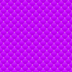 Fototapeta premium Pink luxury background with pearls and rhombuses. Seamless vector illustration. 