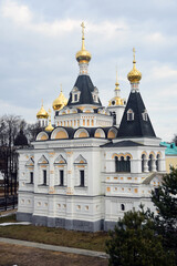 Fototapeta na wymiar Kremlin in Dmitrov city, Moscow region, Russia. Ancient landmark. 