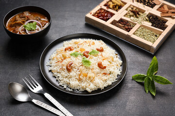 Pulao Veg biryani Spicy Indian Malabar mutton biryani Hydrabadi biryani, Dum Biriyani, pulav, pilaf...