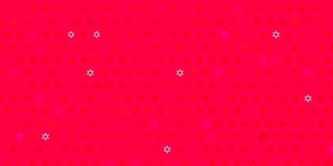 Dark orange vector backdrop with virus symbols.