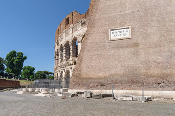 Colosseum also known as the Flavian Amphitheatre, Unesco World Heritage List, Rome, Italy