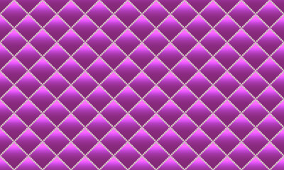 Pink luxury background with pearls and rhombuses. Seamless vector illustration. 