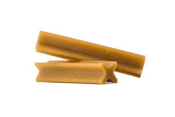 Dog and cat treats isolated on a white background