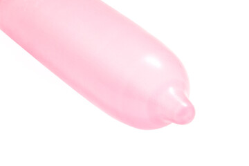 Condom isolated on white background