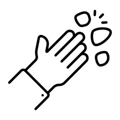 Throwing Stone to Devil Concept Vector Icon Design, Eid al-Adha or Eid-ul-Kabir Symbol, Hajj Sign, Muslims religious Festival Stock illustration