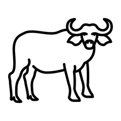Cow Qurbani Concept, ritual animal to sacrifice Vector Icon Design, Eid al-Adha or Eid-ul-Kabir Symbol, Hajj Sign, Muslims religious Festival Stock illustration