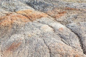 The landscape is red like on Mars