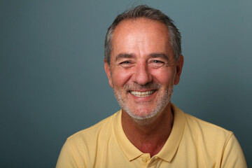 Obraz premium Portrait of a beautiful mature man