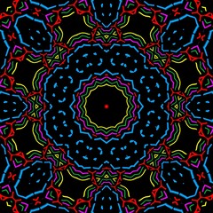 Floral pattern illustration design.