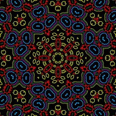 Floral pattern illustration design.