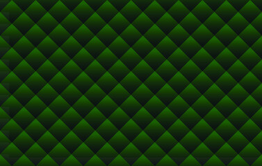 Fototapeta na wymiar Green luxury background with rhombuses. Seamless vector illustration. 