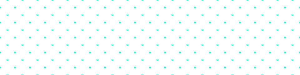 White luxury background with blue beads. Seamless vector illustration.