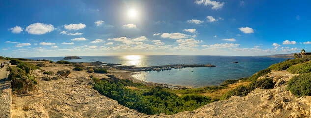 Yeronisos, Geronisos, small island lying of the west coast of Cyprus. Agios Georgios island....