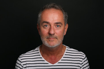 Obraz premium Portrait of a beautiful mature man