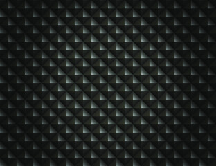 Black background with rhombuses. Vector illustration. 