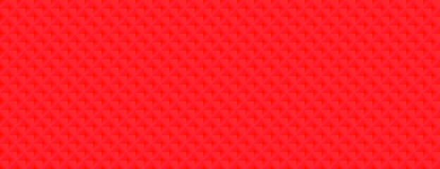 Red background with rhombuses. Seamless vector illustration. 