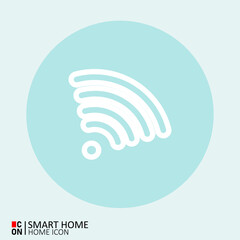 Vector image of smart home interface icon