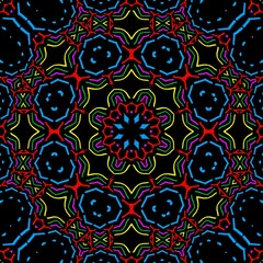 Floral pattern illustration design.