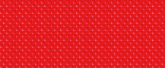 Red background with rhombuses. Seamless vector illustration. 