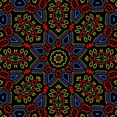 Floral pattern illustration design.