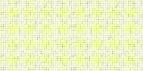 White luxury background with yellow and green beads. Seamless vector illustration.