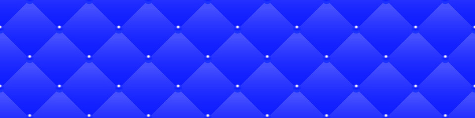 Blue luxury background with blue beads. Seamless vector illustration. 