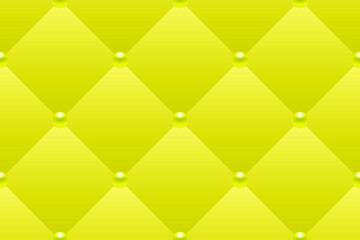 Yellow luxury background with yellow beads. Seamless vector illustration. 