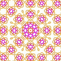 Colourful pattern illustration design made with the help of graphics.