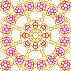 Colourful pattern illustration design made with the help of graphics.