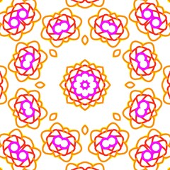 Colourful pattern illustration design made with the help of graphics.