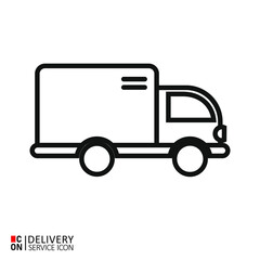 Vector image of delivery service icon