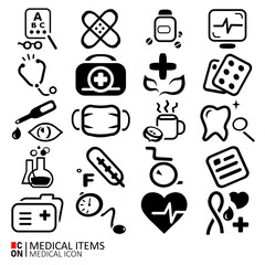 Vector image of medical equipment