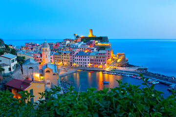 Wunderschönes Dorf  Vernazza, Cinque Terre, Italien
