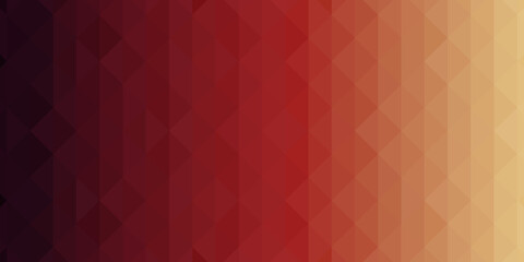 Abstract burgundy low-polygons generative background, illustration. Triangular pixelation.